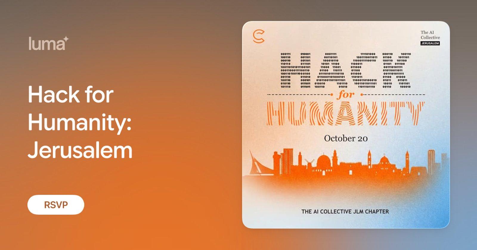 Hack for Humanity: Building AI for the Disasters Our Region Faces